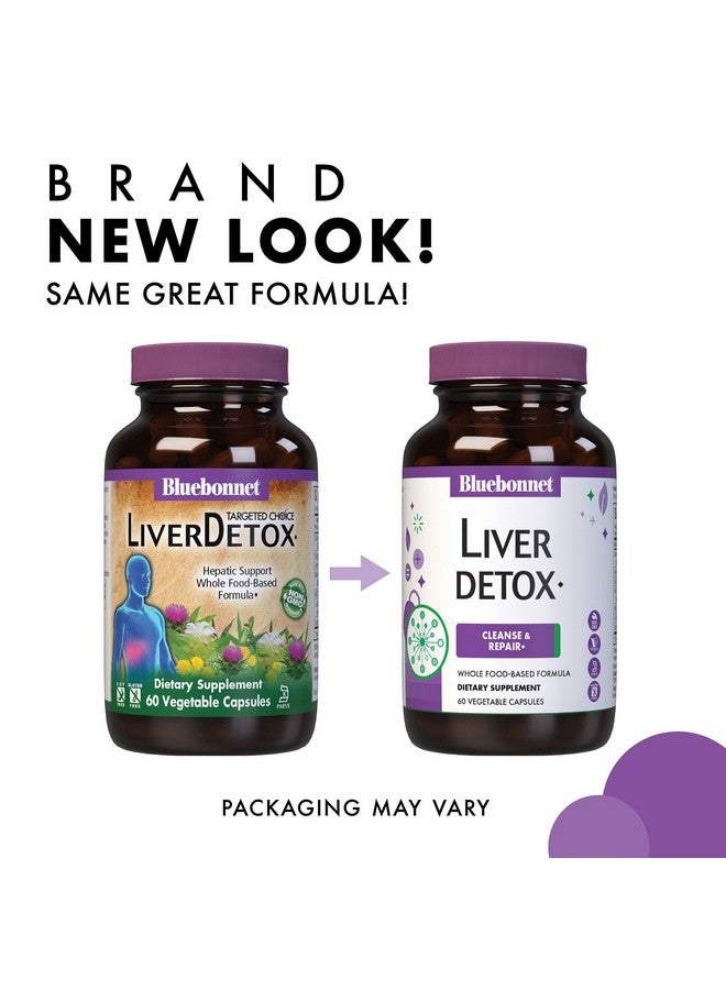 Bluebonnet Nutrition Liver Detox, Liver Health*, Antioxidant Protection*, Soy-Free, Gluten-Free, Kosher Certified, Non-GMO, Dairy-Free, 30 Vegetable Capsules, 30 Servings - Image 2