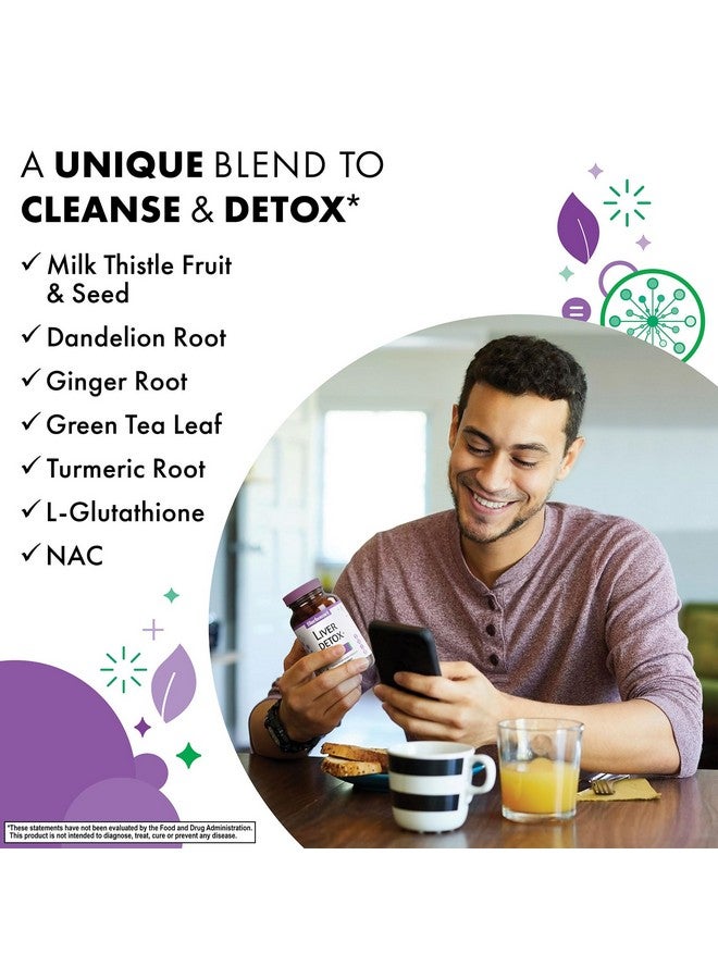 Bluebonnet Nutrition Liver Detox, Liver Health*, Antioxidant Protection*, Soy-Free, Gluten-Free, Kosher Certified, Non-GMO, Dairy-Free, 30 Vegetable Capsules, 30 Servings - Image 5