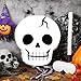 Aoriher Ghost Piata Pink Halloween Piata White Pink Ghost Party Piata with Bat Stick Blindfold Mask Confetti for Halloween Holiday Theme Festival Birthday Party Supplies DecorationSkeleton - Image 4