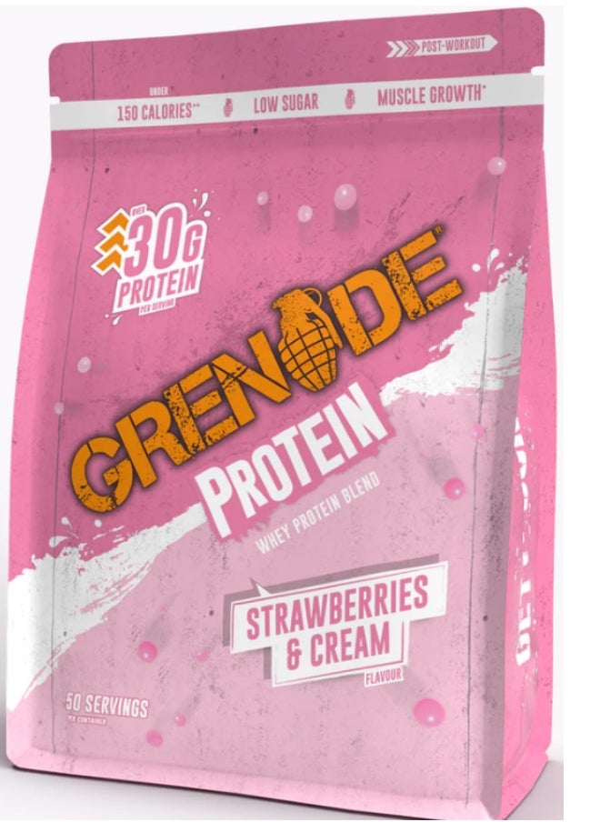 Whey Protein Powder Strawberry&Cream Flavour 2kg - pzsku/ZF338AED989C69117769EZ/45/_/1728895028/e36f02f2-afa7-4c8f-9bf4-99e4db5b6599