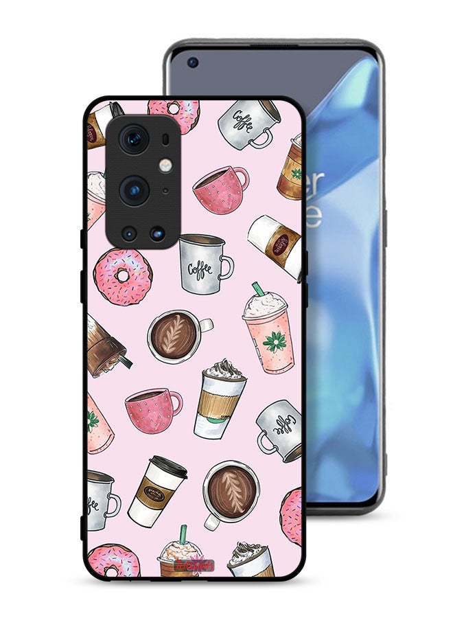 Tolwak OnePlus 9 Pro 5G Protective Case Cover Coffee Lover Art - Image 1