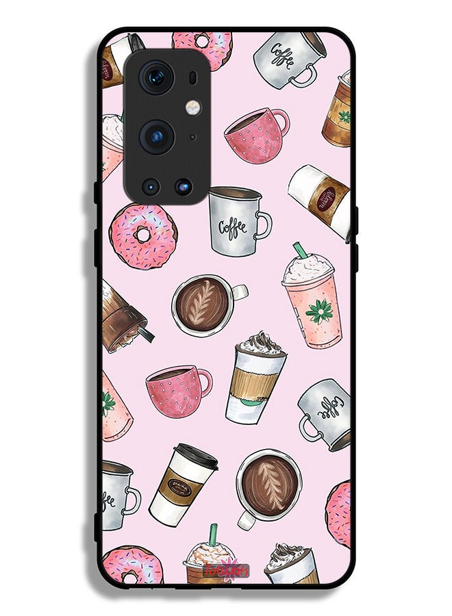 Tolwak OnePlus 9 Pro 5G Protective Case Cover Coffee Lover Art - Image 2