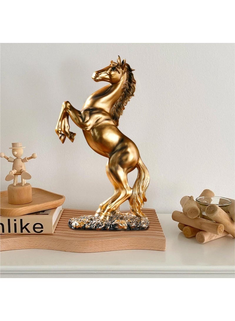 Bukela Home Decor Sculpture Statue Modern Home Decor Accents Horse Figurine Resin Statue Art Gifts For Home Bedroom Livingroom Office - Image 5