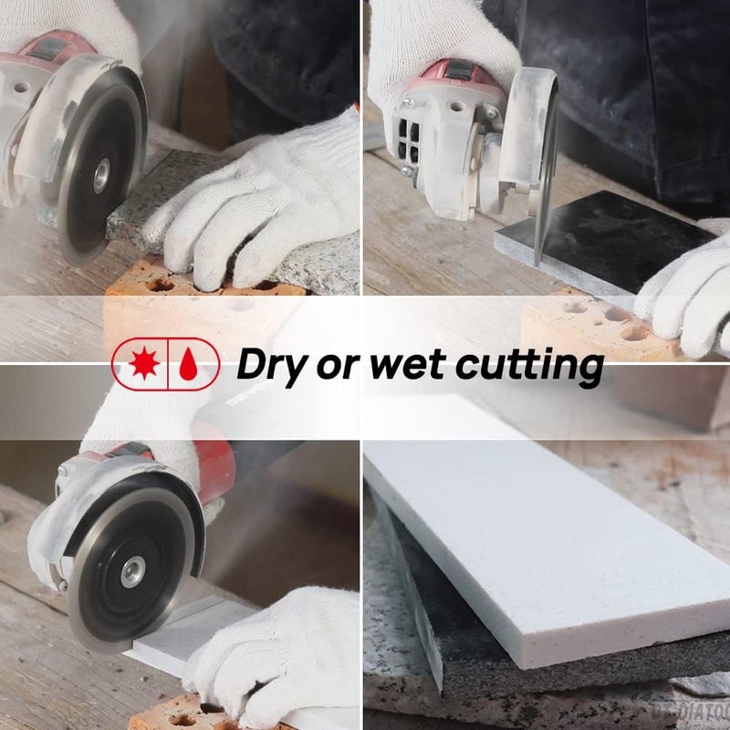 DTDIATOOL 9 Inch Diamond Turbo Blade Cutting Granite Marble Concrete Hard Stones - Image 2