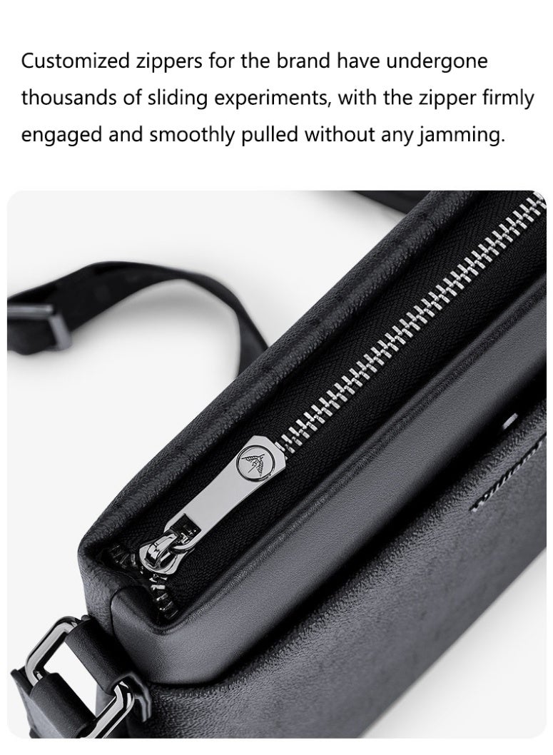 ويليامبولو ويليام بولو crossbody حقيبة حقيبة الرجال الأعمال الجديدة عادية حقيبة الرجال حقيبة الكتف العمودية حقيبة التنقل - Image 5