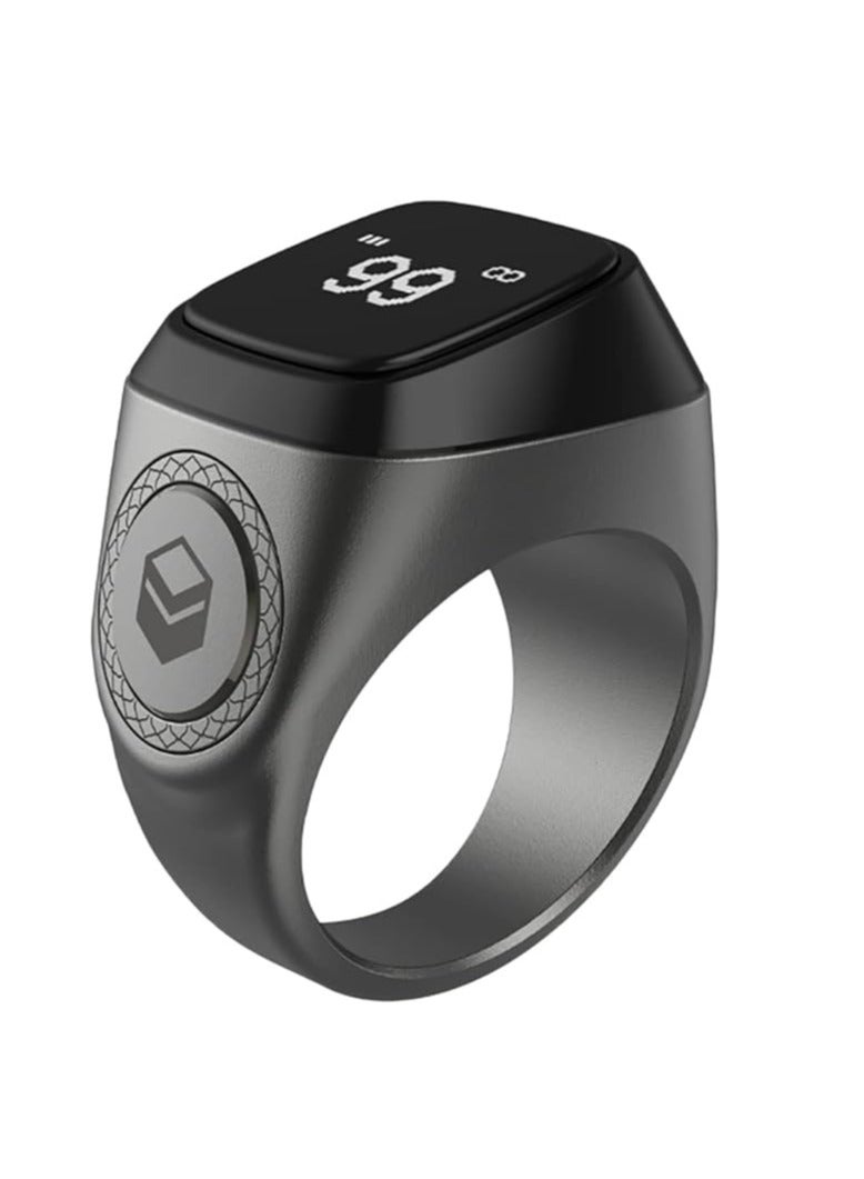 iQIBLA Smart Tasbih Zikr Aluminium Ring 20mm Graphite M0220GE Pro - Image 2