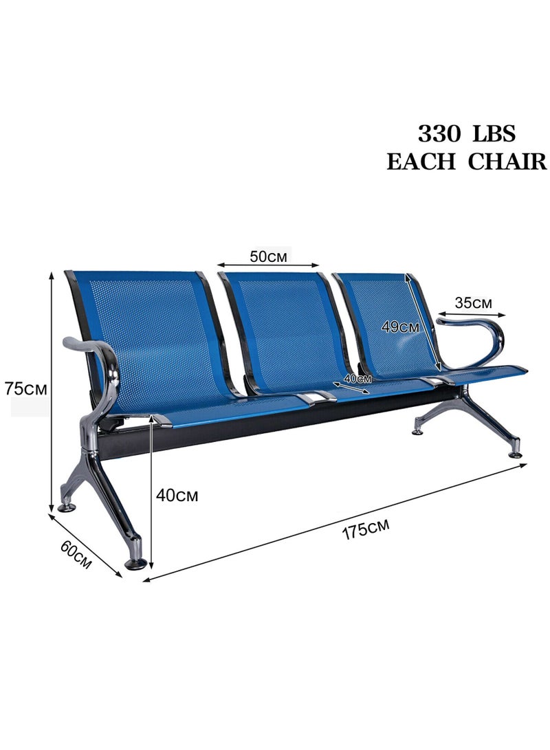 Living Garden Airport Chair Railway Station Bank Hospital Public Places Waiting Bench Chair  175*55*75cm - Image 2
