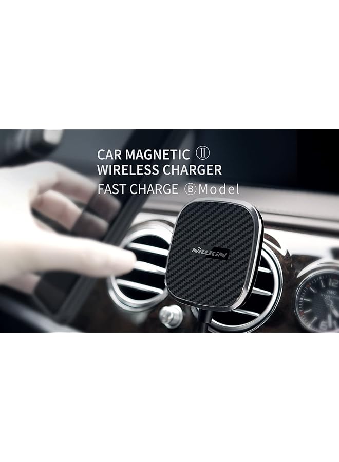 Nillkin Mc027 Magnetic Fast Wireless Car Charger - Black - Image 2