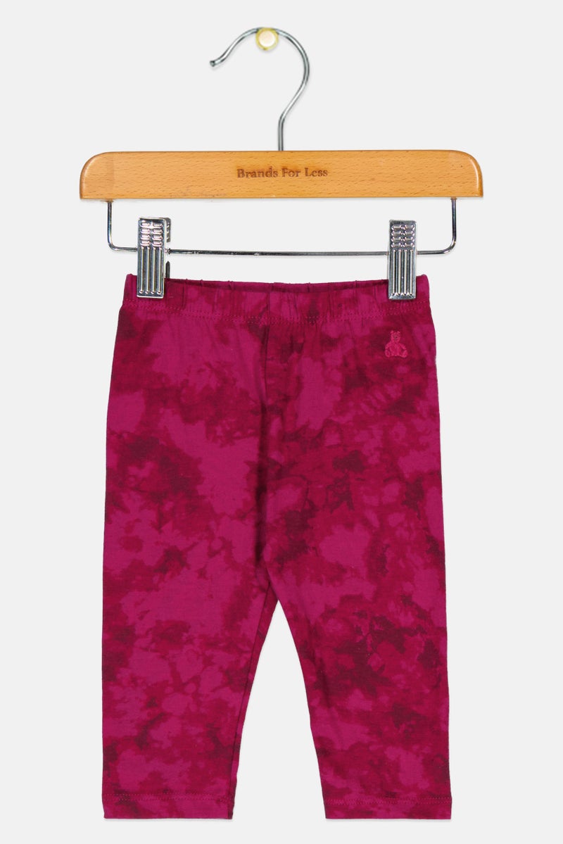 GAP Toddlers Girl Tie Dye Leggings, Purple - Image 1