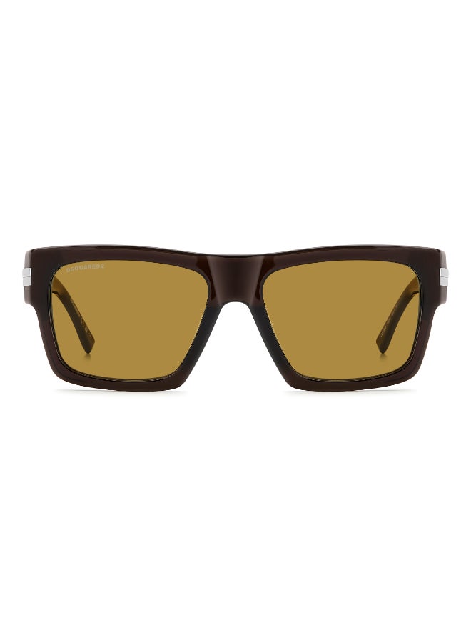 DSQUARED2 D2 0198/S Sunglasses Brown Square - Image 3