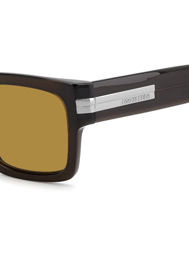 DSQUARED2 D2 0198/S Sunglasses Brown Square - Image 5