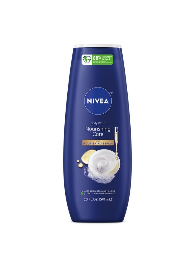 NIVEA Nourishing Care Body Wash with Nourishing Serum, 20 Fl Oz - Image 1