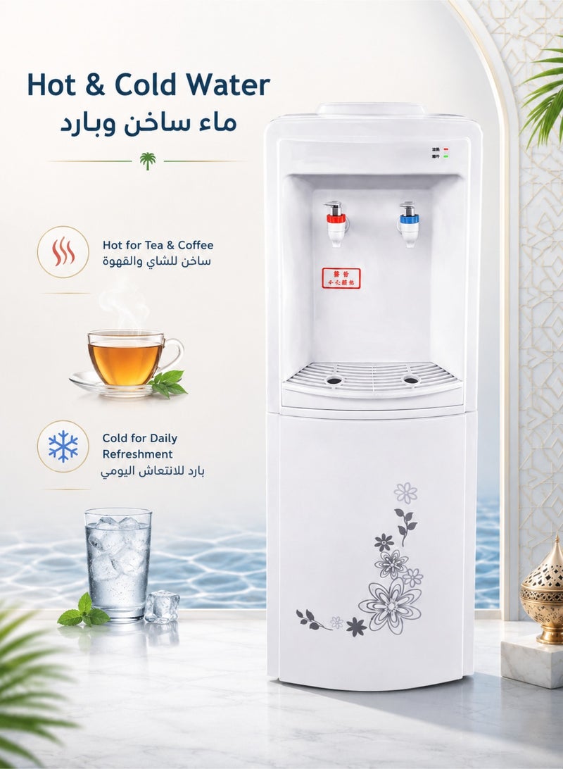دنزوز موزع المياه 3 إعدادات درجة الحرارة الساخنة الباردة والغرفة درجة حرارة المياه تكنولوجيا التبريد الإلكترونية مثالية لمكتب المنزل - Image 2