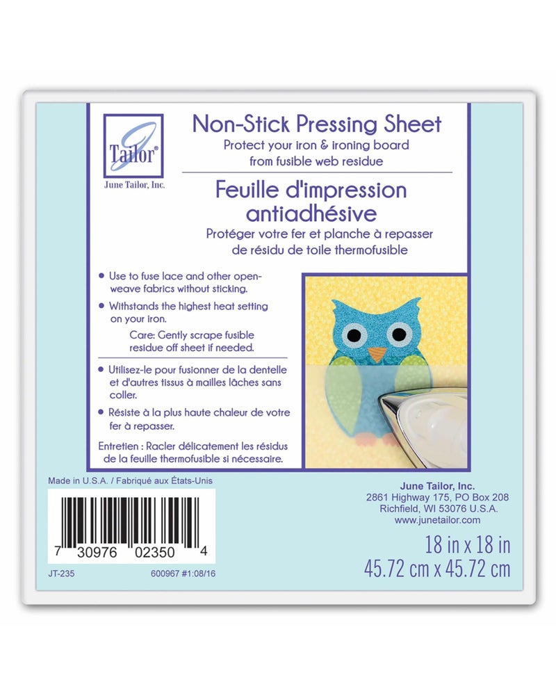 June Tailor Non Stick Pressing Sheet 18x18" - Image 1