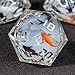 OUKELANWO Liquid Core Koi Fish DND Dice Set with Box 7Pcs Sharp Edge Resin Role Playing DD Dice Ocean D and D D20 D12 D10 D8 D6 D4 Dice - Image 2