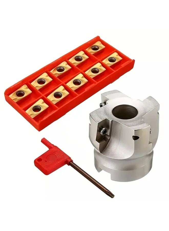 BAP 400R 50 22 4T End Mill With 10 APMT1604PDER Inserts 1PC Set - Image 4