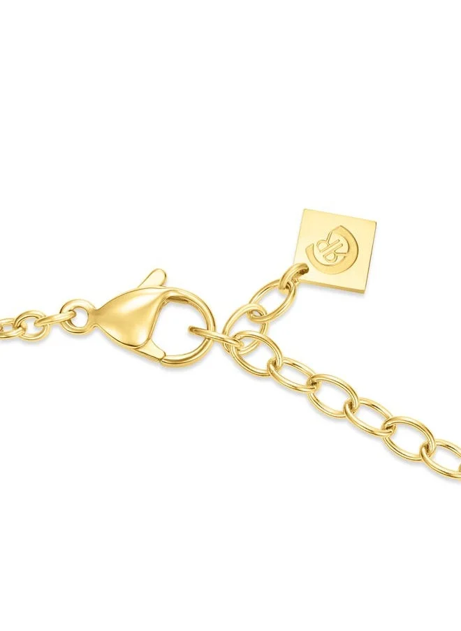 شيروتي 1881 Katerina Gold Plated Crystals Big Necklace for Women