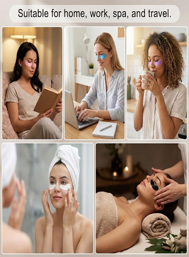 Skrfren 10PCS Under Eye Patches Silicone, Reusable Eye Patches Silicone Patch Under Eyes Mask Reusable Overnight with Metal Eyes Cream Applicator, Tin Case for Dark Circles and Puffiness Effect to Fine Lines - Image 5