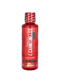 iSatori Isatori, L-Carnitine LS3 1500, Pink Lemonade, 1,500 mg, 16 fl oz (480 ml)  - Image 1
