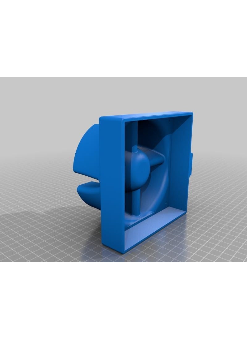 Epm3d Noctua-Inspired 120MM Fan Box 1/4 Insert - Version 2.1 Plastic Apparatus 