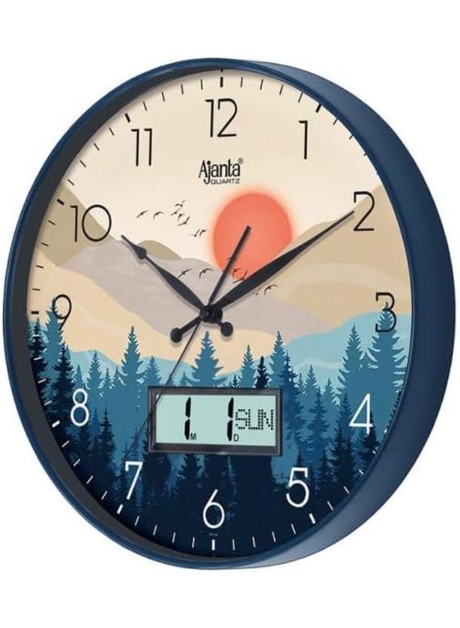 Ajanta Ajanta Designer Wall Clock - 6097 - Blue  - Image 5