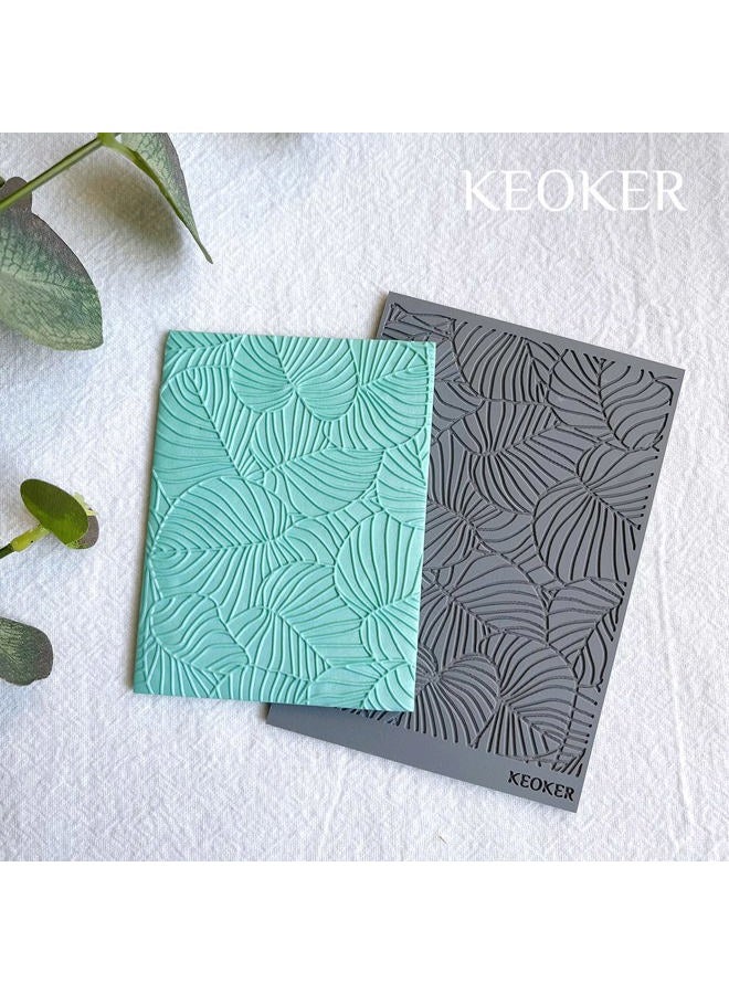 Keoker Polymer Clay Texture Sheets, Clay Texture Mat for Making Earrings Jewerly, Polymer Clay Earrings Tools (All-3 pcs)  - Image 4
