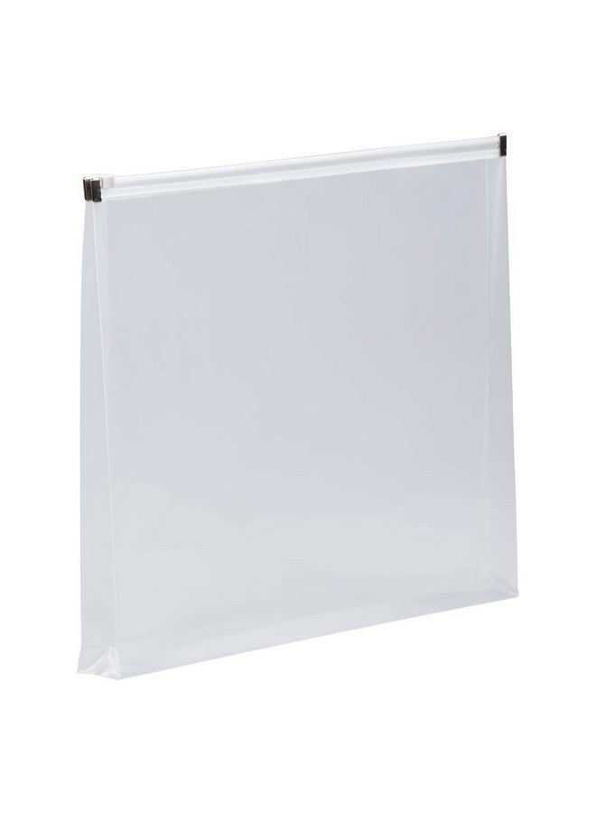 JAM PAPER Plastic Envelopes with Zip Closure - Letter Booklet - 9 3/4 x 13 - Clear - 12/Pack - Image 2