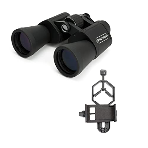 Celestron UpClose G2 20x50 Porro Binocular with Smartphone Adapter Perfect for Sporting Events, Sightseeing, Birding, Wildlife Watching, Astronomy, Night Sky - Image 1