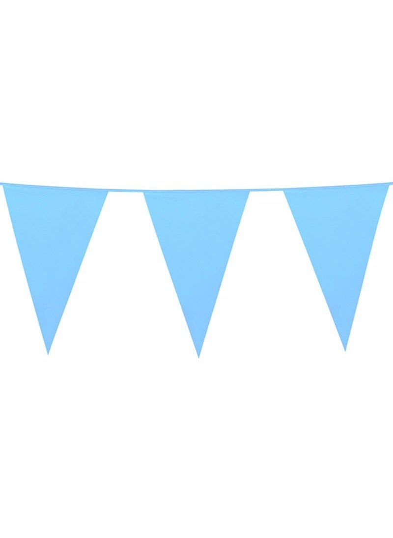 Pennant Garland Light Blue XL Plastic 10m