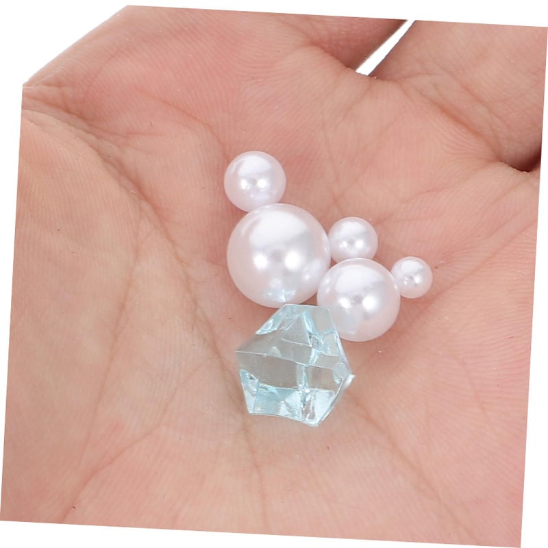 Pearl Crystal Decorative Stones for Aquarium Fish Tank Natural Quartz Chips Betta Environment - Image 4