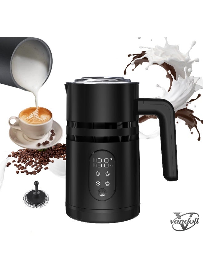 Vandoll Electric Milk Frother Steamer Milk Foamer 4 in 1 Multifunctional Hot Cold Milk Foam Maker 400W Automatic Quiet Milk Warmer Latte Cappuccinos Hot Chocolate - Image 1