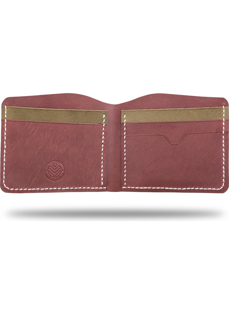 Vagave Italian Puueblo Leather Wallet Handmade Men's Wallet Card Holder  - Image 1
