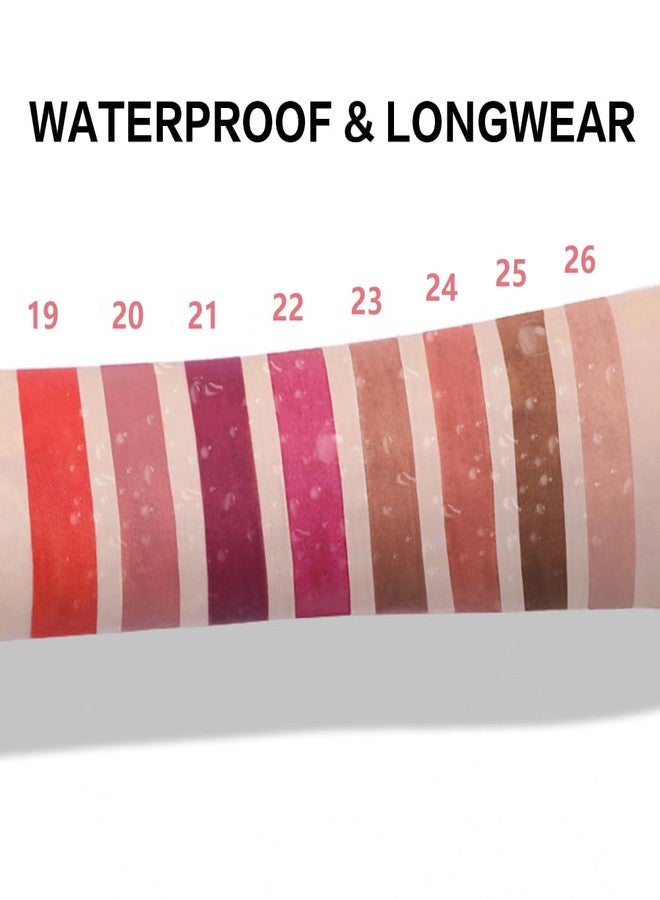 BINGBRUSH Lip Crayons Matte Longwear Lipstick Pack Set,Moisture Smooth Lipliner With Built-in Sharpener Ultimate Super Stay Ink Lip Crayon for Makeup,Waterproof Velvet Lipgloss Lip Stain(24Indian Red) - Image 5
