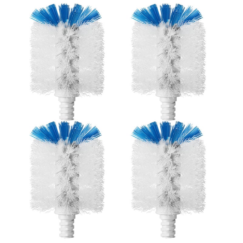 RIMAY Bottle Brush Refills for OXO Stainless Steel Bottle Brush Only, 4 Pack Bottle Brush Replacement Head for Clean Water Bottle, Baby Bottle, Glasswares, Mugs - Image 1