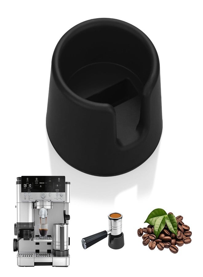 TranRantic Silicone Portafilter Holder for Ninja Luxe Cafe Accessories Coffee Tamper Base Tamper Station mit Non-Slip Design for Ninja Espresso Machine Accessories for ES601＆ES701 (Black) - Image 1