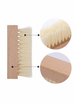 Excefore 4 PCS Nail Scrub Brush Wooden Non-Slip Hand Brush for Cleaning Fingernail Toe  - Image 4