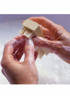 Excefore 4 PCS Nail Scrub Brush Wooden Non-Slip Hand Brush for Cleaning Fingernail Toe  - Image 3