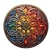 Artipuz Wooden Puzzles for Adults Color Dreamland Wood Jigsaw Puzzle for Adults Unique Shape Mandala Wooden Puzzle Wood Puzzles Adult Gifts for Family Wall Art Home Decor 375pcs 134 133in L - Image 2