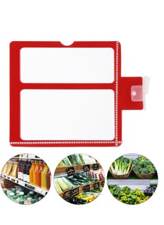 Excefore 5 Pack Clear Horizontal Badge Holder, Clear Card Sleeves Mall Price Tag, Price Label Clips Merchandise Display  - Image 4