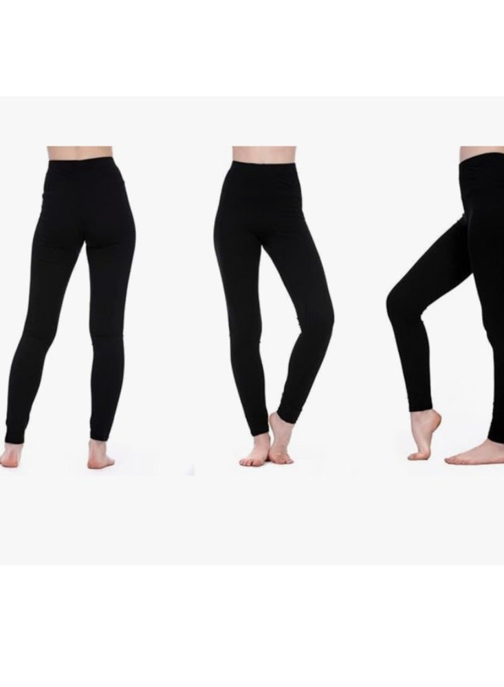 Dice Women's Long Pant Solid Lycra DW113/02 W17 – Comfortable & Stylish Leggings - Image 2