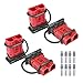 MUYI 610 Gauge 50A Battery Cable Quick ConnectDisconnect Wire Harness Plug Connector for Recovery Winch Auto Car Trailer4pcs Red - Image 2