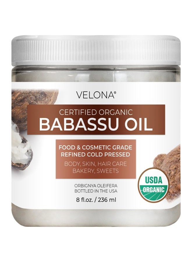 velona Babassu Oil USDA Certified Organic - 8 Fl Oz | 100% Pure and Natural Carrier Oil | Refined, Cold Pressed | Face, Hair, Body & Skin Care and Cooking | Use Today - Enjoy Results… - Image 1