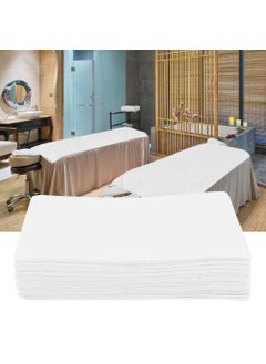 Salmue Disposable Non-Woven Bed Sheet, Waterproof and Oil-proof Bed Cover for Beauty Salon SPA Tattoo Massage Table Hotels (01#) 
