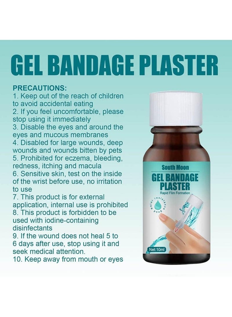 SOUTH MOON Liquid Bandage, Waterproof Quick-Dry Wound Healing Gel, Liquid Bandage for Minor Cuts and Scrapes  - Image 3