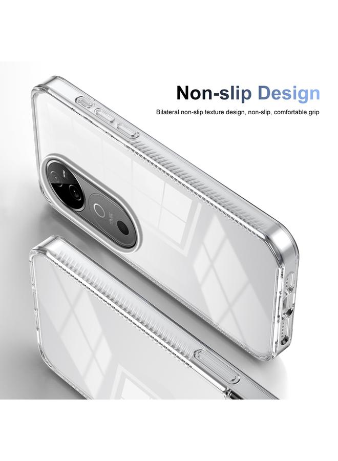 erorex Case For vivo V40 5G Anti-slip Clear Acrylic Hybrid TPU Phone Case - Image 4