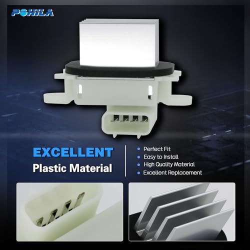 POHILA HVAC Control Module Blower Motor Resistor Compatible with 2009-2017 Ford Expedition F150 Lobo Lincoln Navigator Mark LT Replaces BL3Z-19E624-A - Image 4