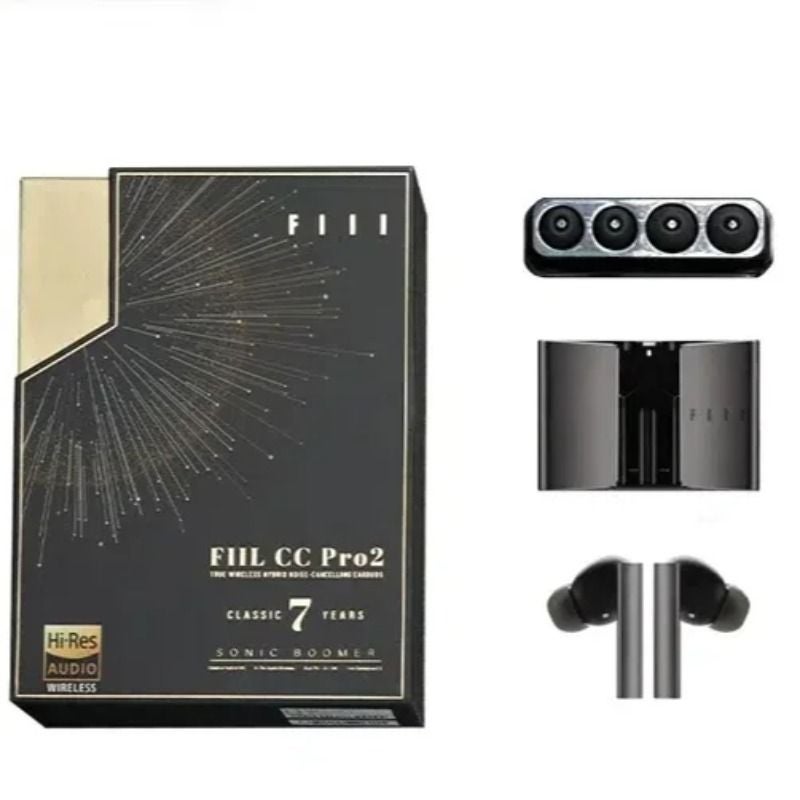 Fiil CC Pro 2 Wireless Earbuds with Long Battery Life and Noise Cancellation, Comfortable Sound - Image 1