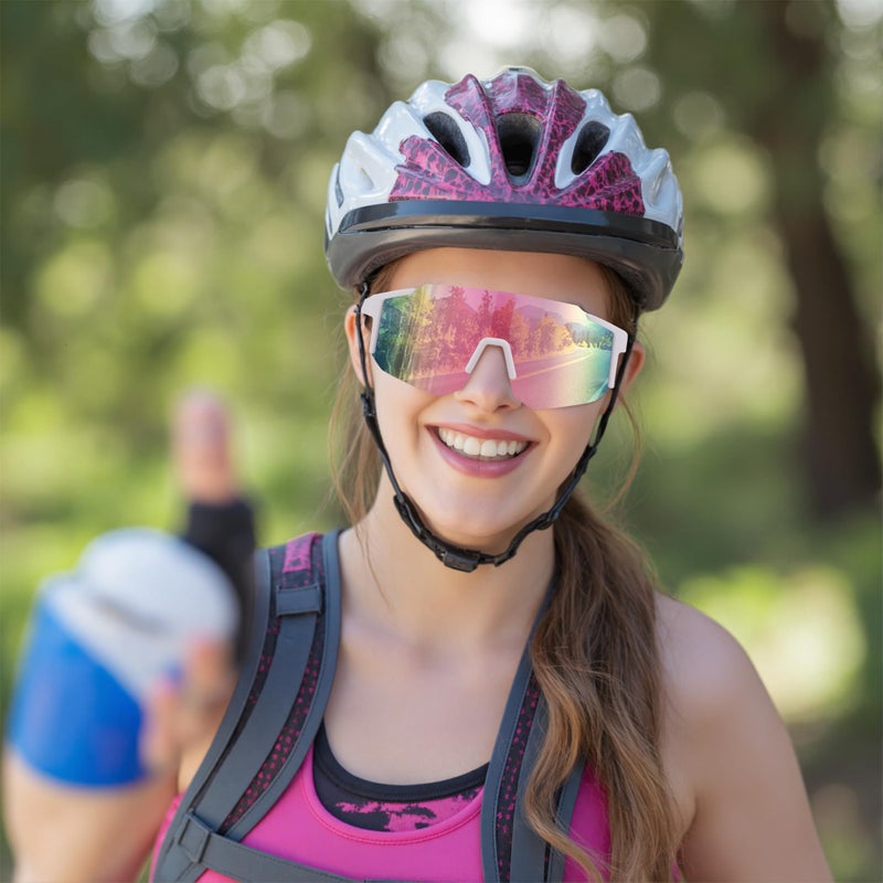 FEISEDY Sports Sunglasses for Men, Women and Teens - Baseball, Biking, Cycling UV400 Protection B2388 - Image 2
