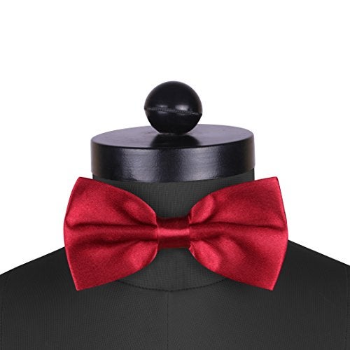 Peluche Men's Satin The Cerulean Cummerband and Bow Tie Set (Maroon, Free Size) - Image 3