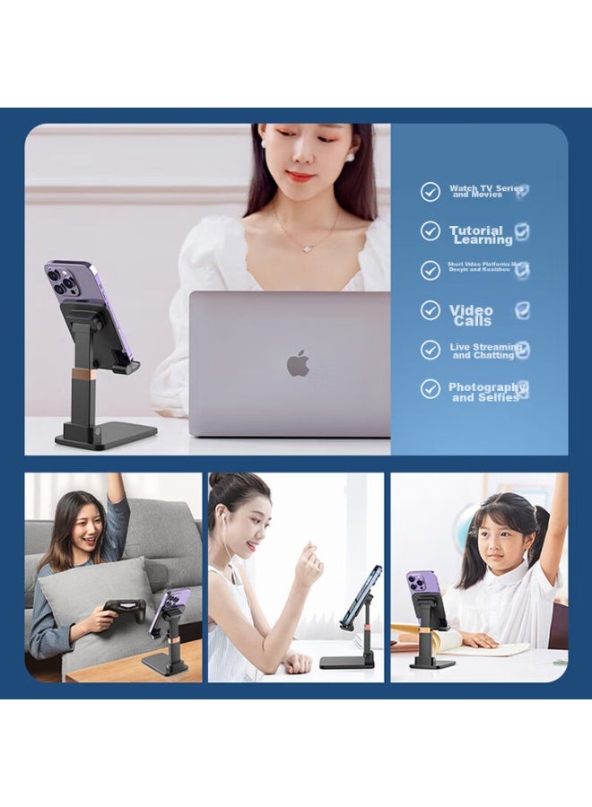 Kovol Phone Stand, Ipad Tablet Stand, Lazy Desktop Stand, Bedside Stand For Gaming, Reading, Online Cl, Postgraduate Entrance Exam Preparation, Binge-watching, Multifunctional Foldable Portable Stand - Image 4